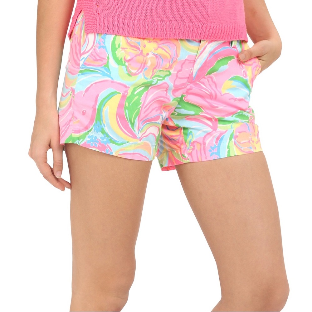 LILLY PULITZER women’s multi So A Peeling Callahan shorts 00